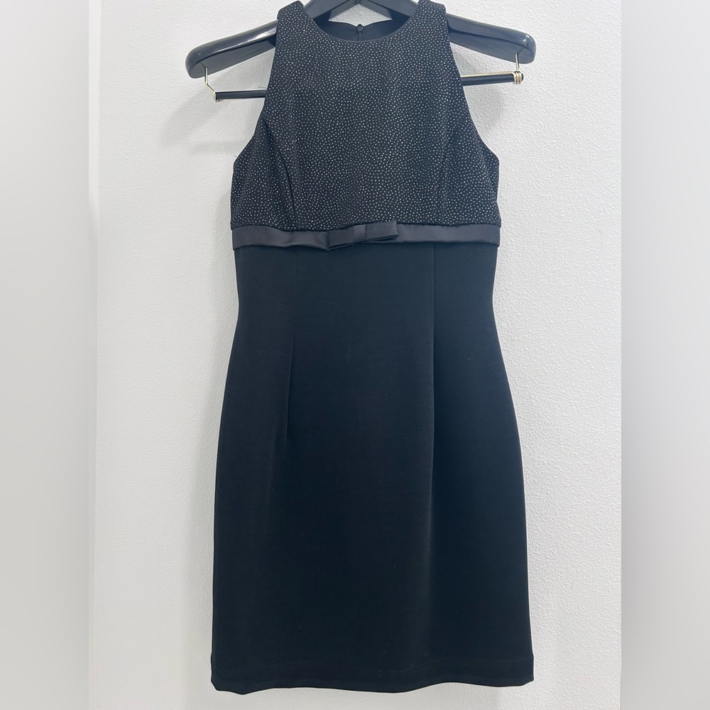 Scott McClintock Elegant Black Mini Dress
